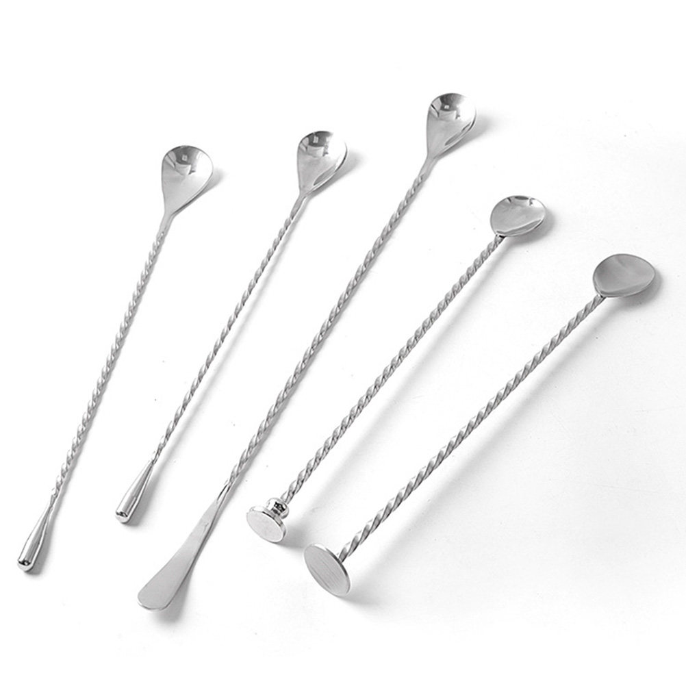Sendok Koktail Stainless Steel - Bar Spoon Twisted ulasan dan harga