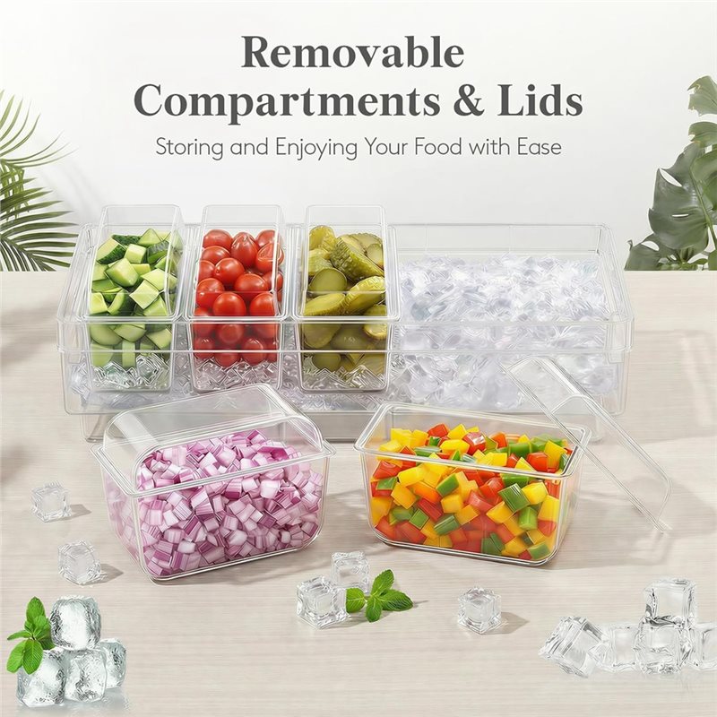 BAAR-Untuk Perlengkapan Bar, W - Garnish Tray Set ulasan dan harga