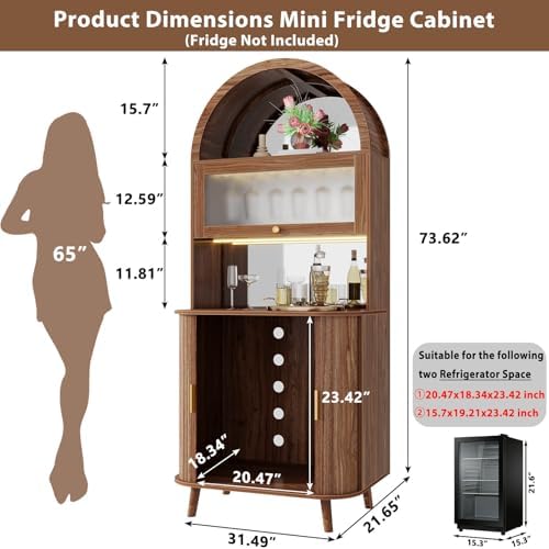 Lemari Bar Anggur dengan Ruang - Home Bar And Fridge ulasan dan harga