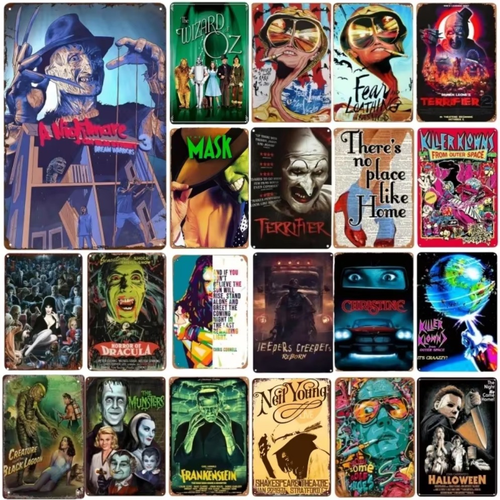 Papan Logam HD Vintage Poster  - Home Bar And Theater ulasan dan harga