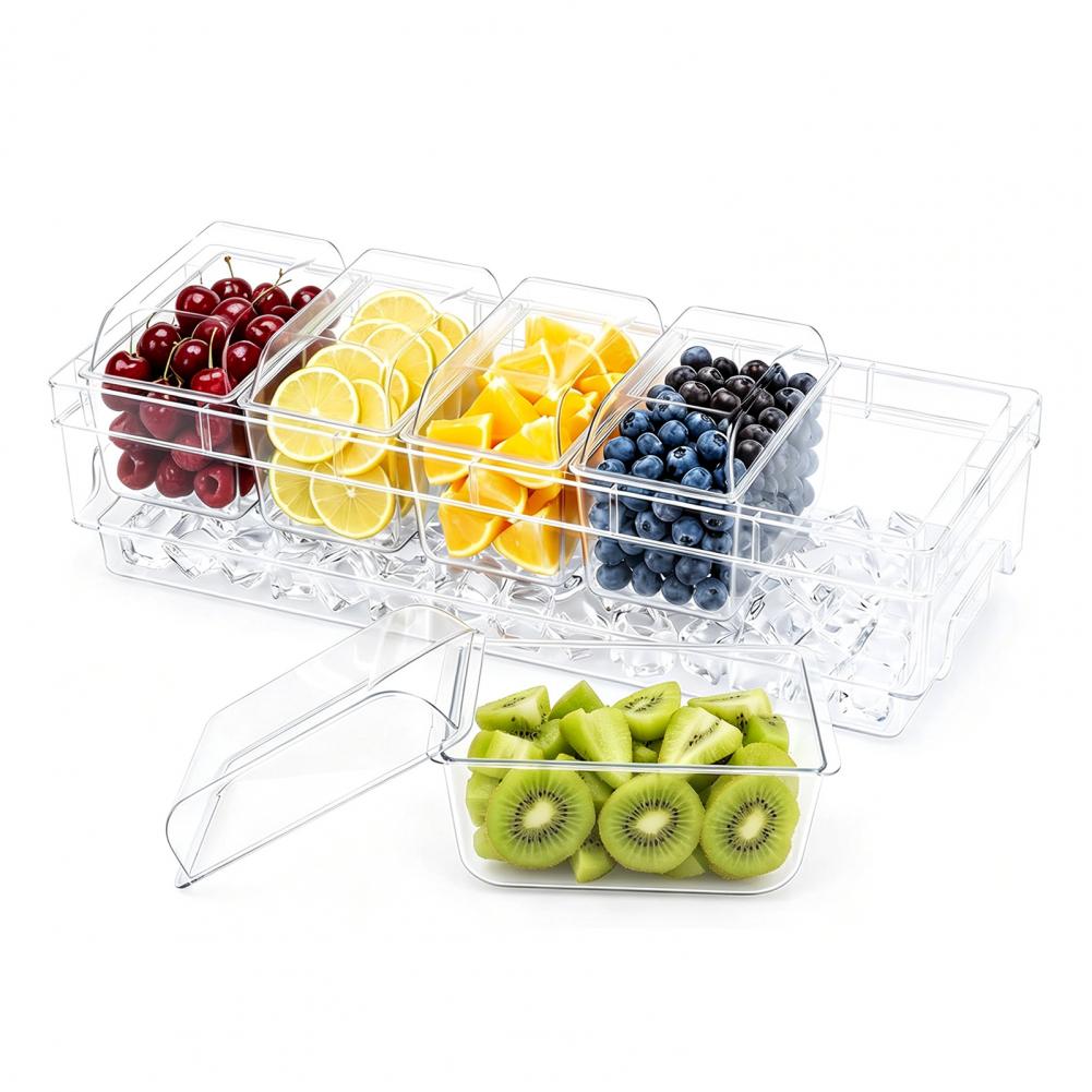 Set Perlengkapan Sajian Taco B - Garnish Tray Set ulasan dan harga