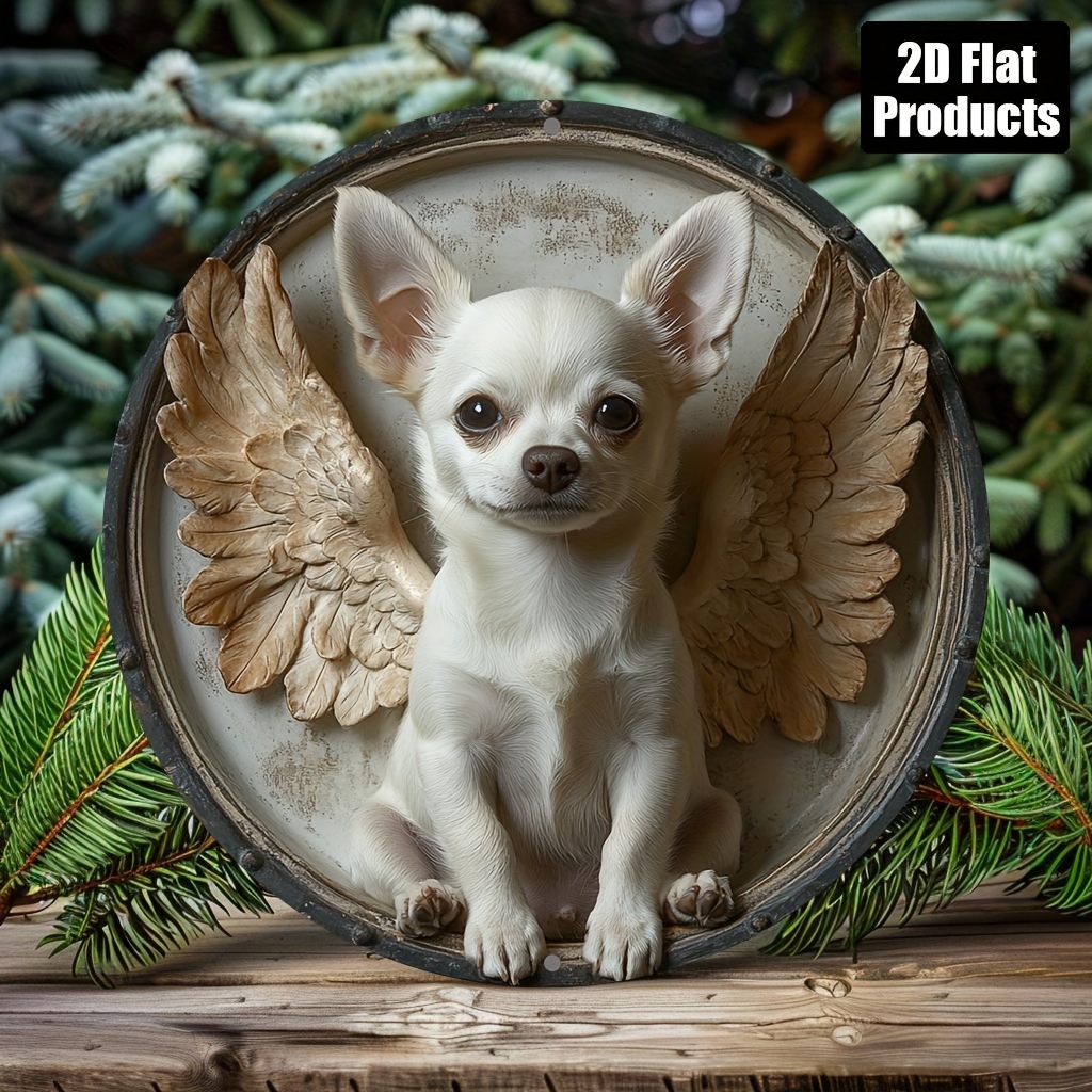 2D Flat, 1pc, Tema Chihuahua,  - Home Bar And Coffee ulasan dan harga