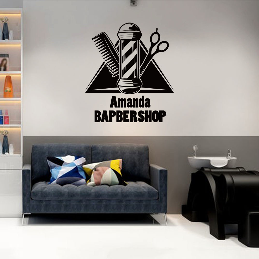 1 Buah Diskon Besar Stiker Din - Home Barbershop ulasan dan harga