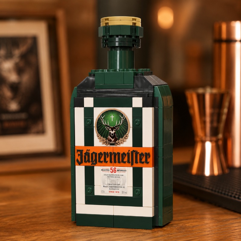 Model Blok Bangunan Botol Liqu - Home Bar Set ulasan dan harga