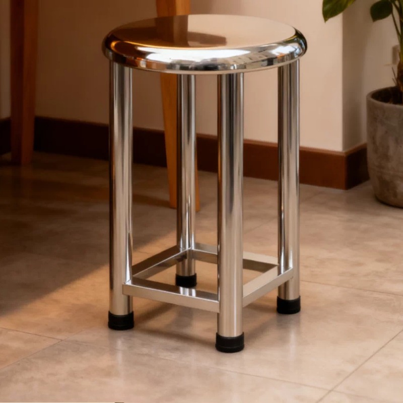 Kursi Bulat Baja Tahan Karat 3 - Home Bar Lounge ulasan dan harga