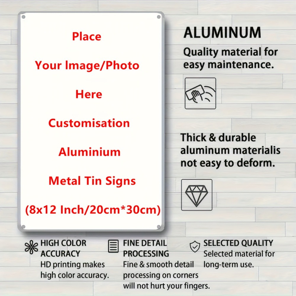 1 Buah Tanda Timah Aluminium K - Home Bar Signs ulasan dan harga