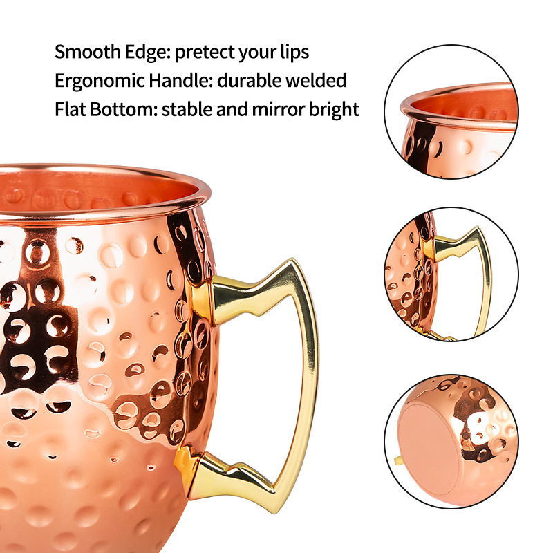 Mug Moscow Mule dari Baja Anti - Mule Copper Mug ulasan dan harga